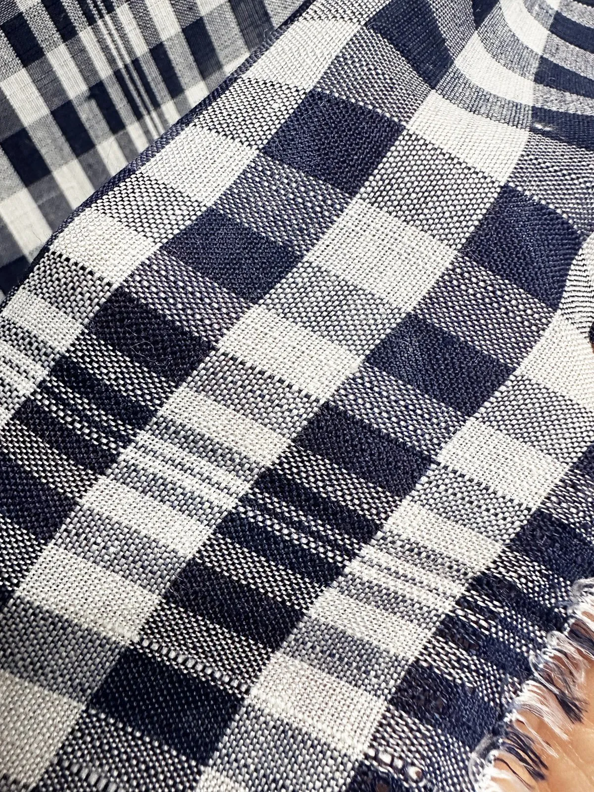 21st Century Gingham Linen Shirting