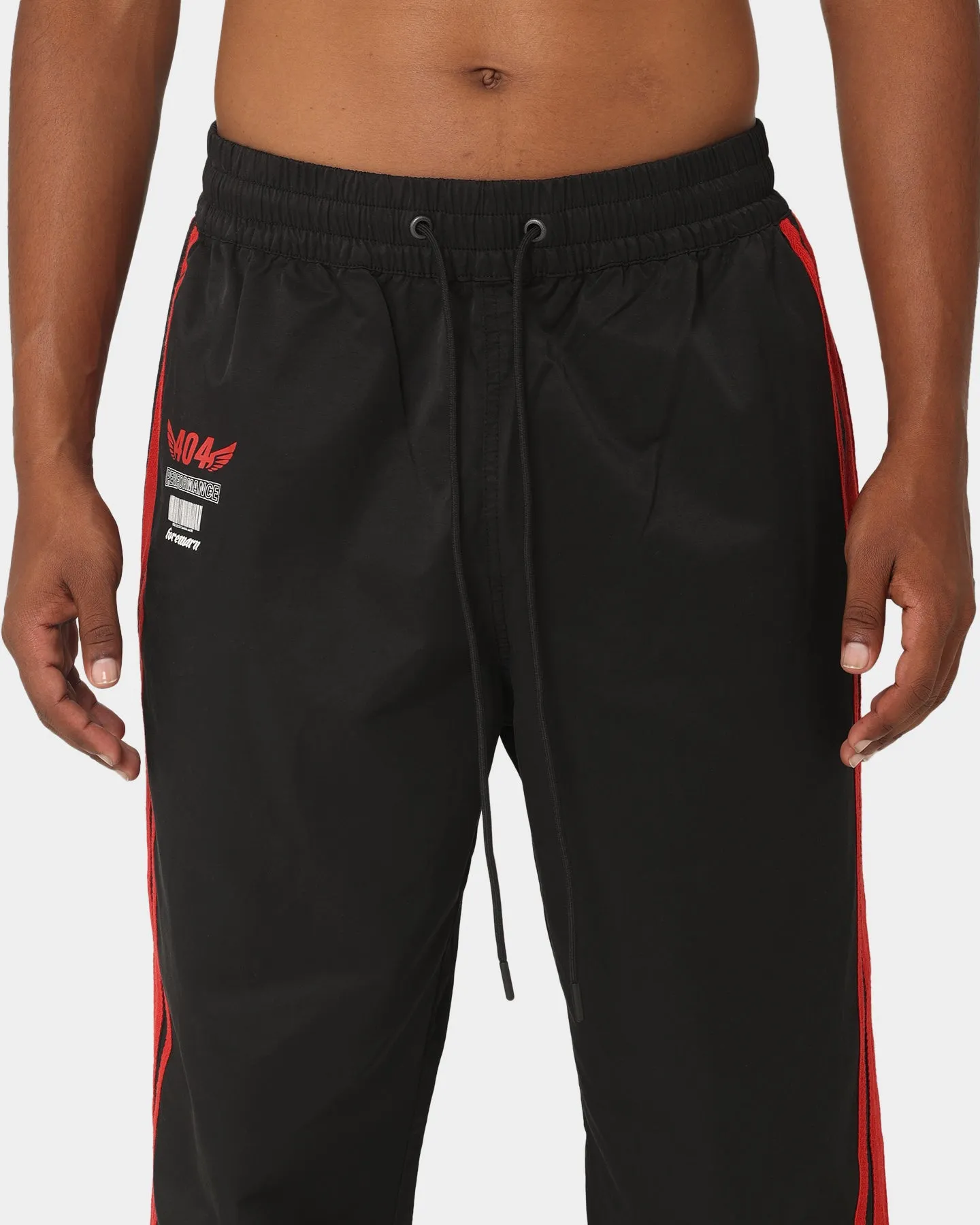 404 Racer Trackpant Black/Red