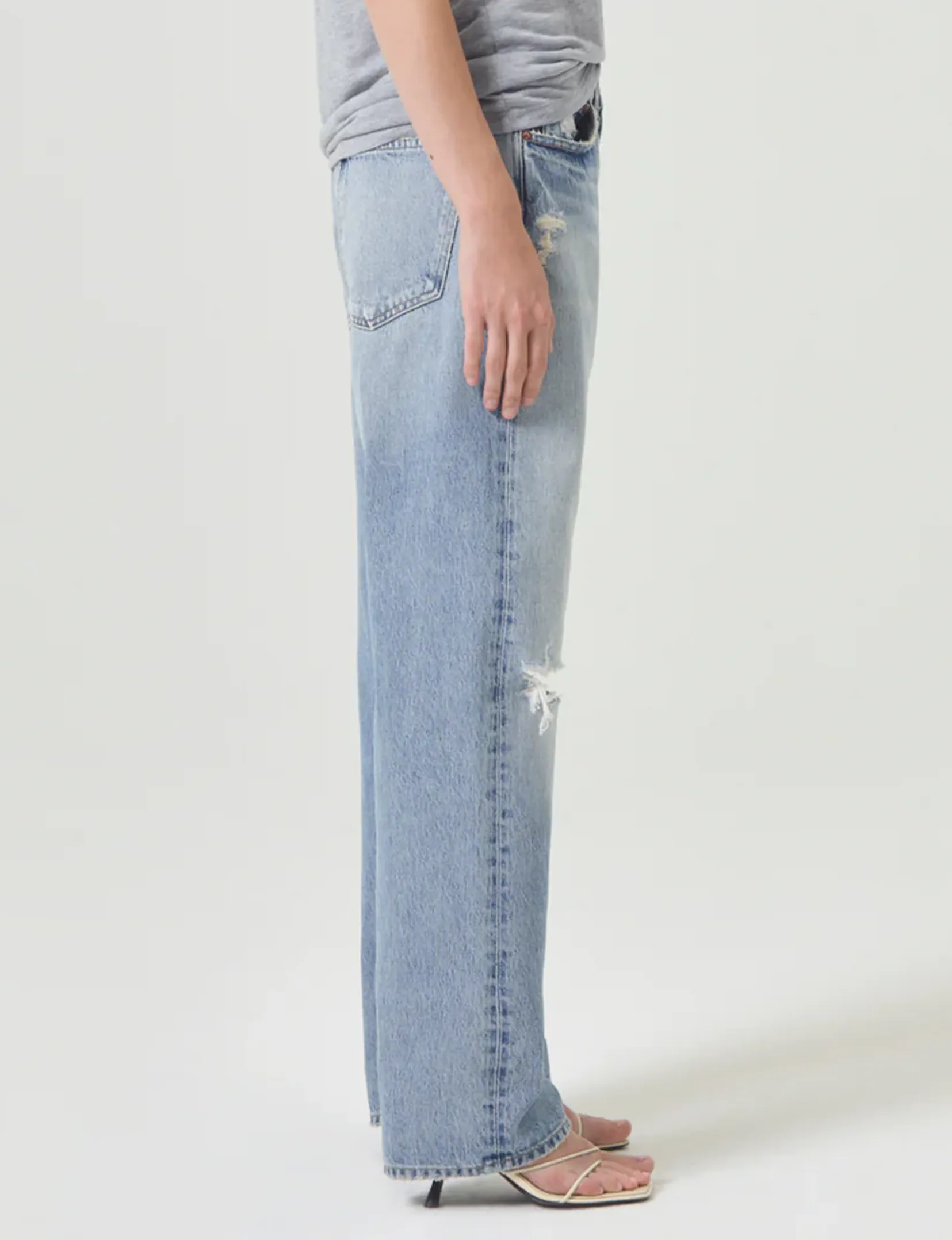 90's High Rise Straight Jeans, Threadbare