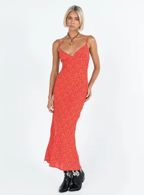 Alonso Maxi Dress Red