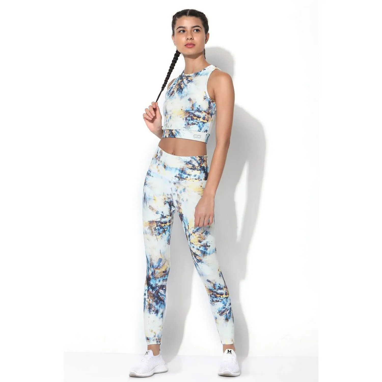 Ath Track 7/8 Leggings Tie Dye