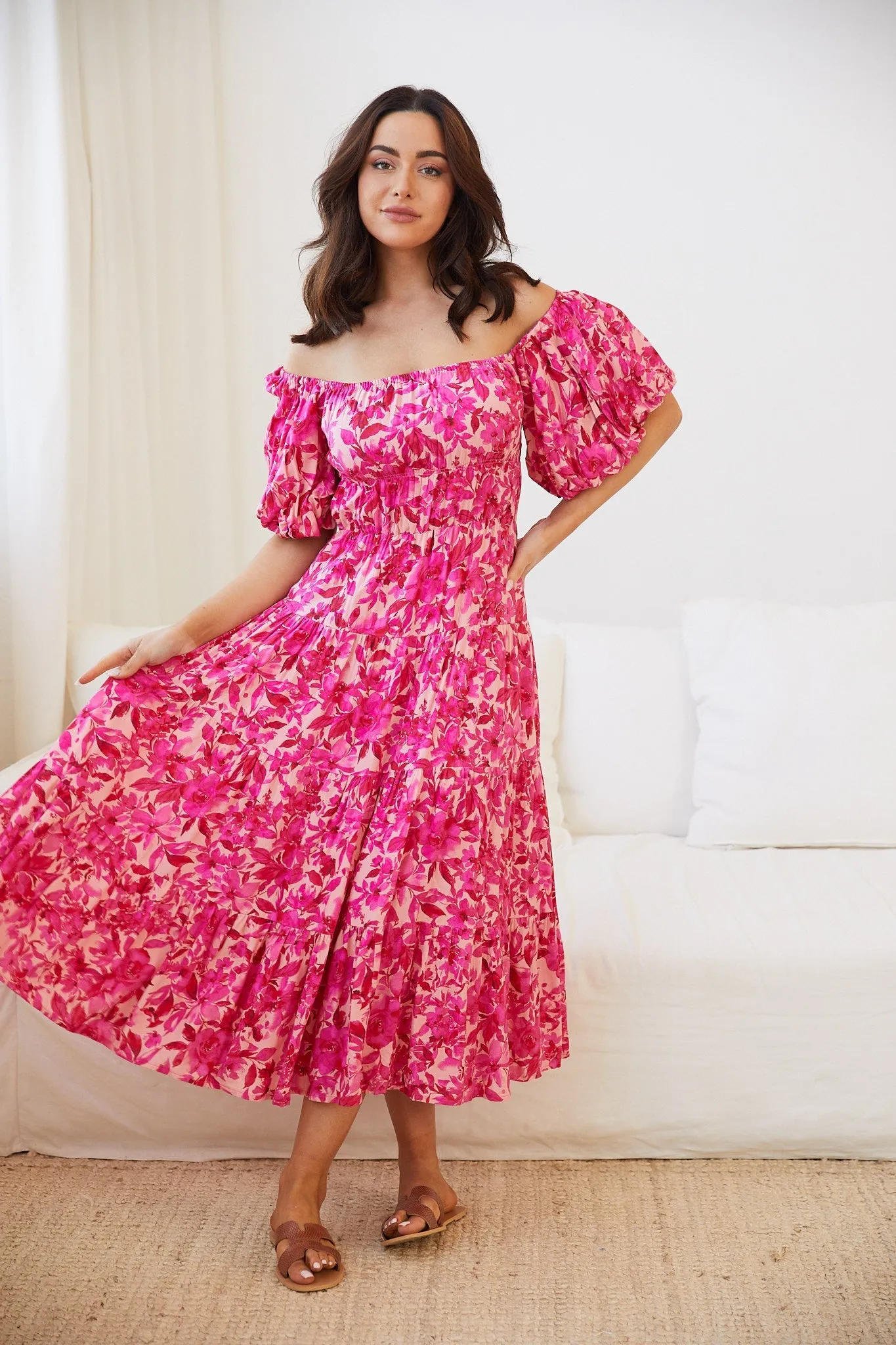 Avrille Dress - Pink Floral