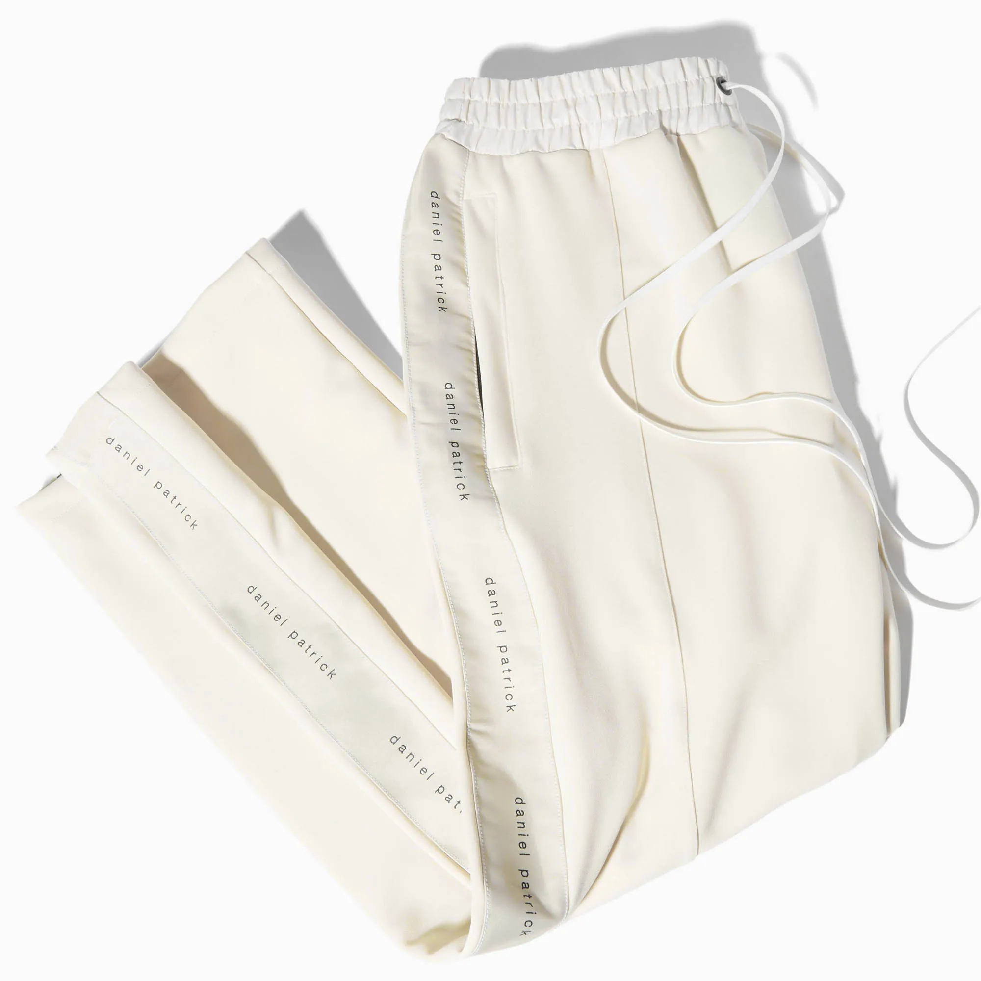 bootcut track pant / ivory   ivory