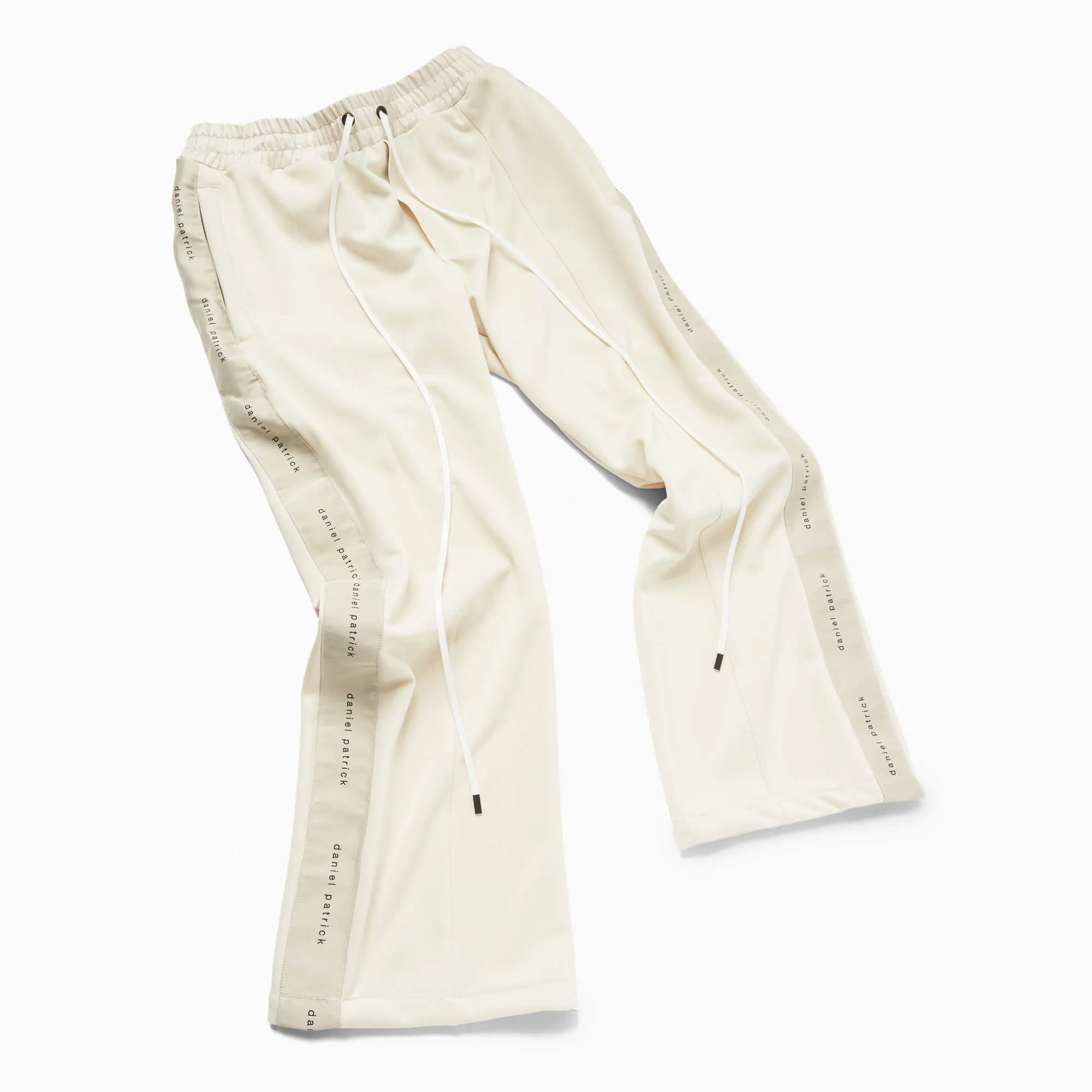 bootcut track pant / ivory   ivory