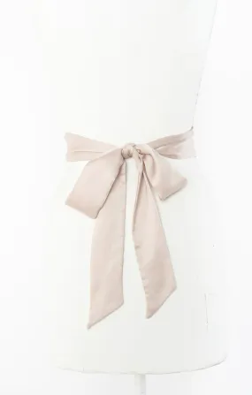 Bridesmaid Sash ~ Show Me The Ring Luxe Satin