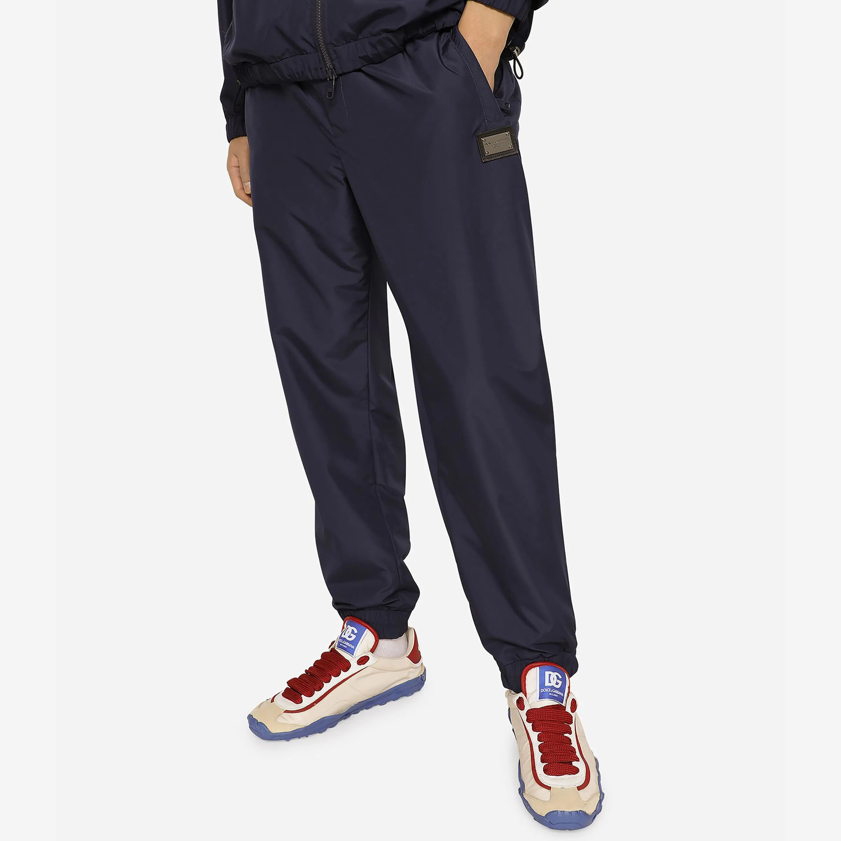 Dolce & Gabbana Branded Tag Jogging Pants