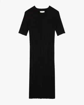 Elea Silk Cotton Rib Dress