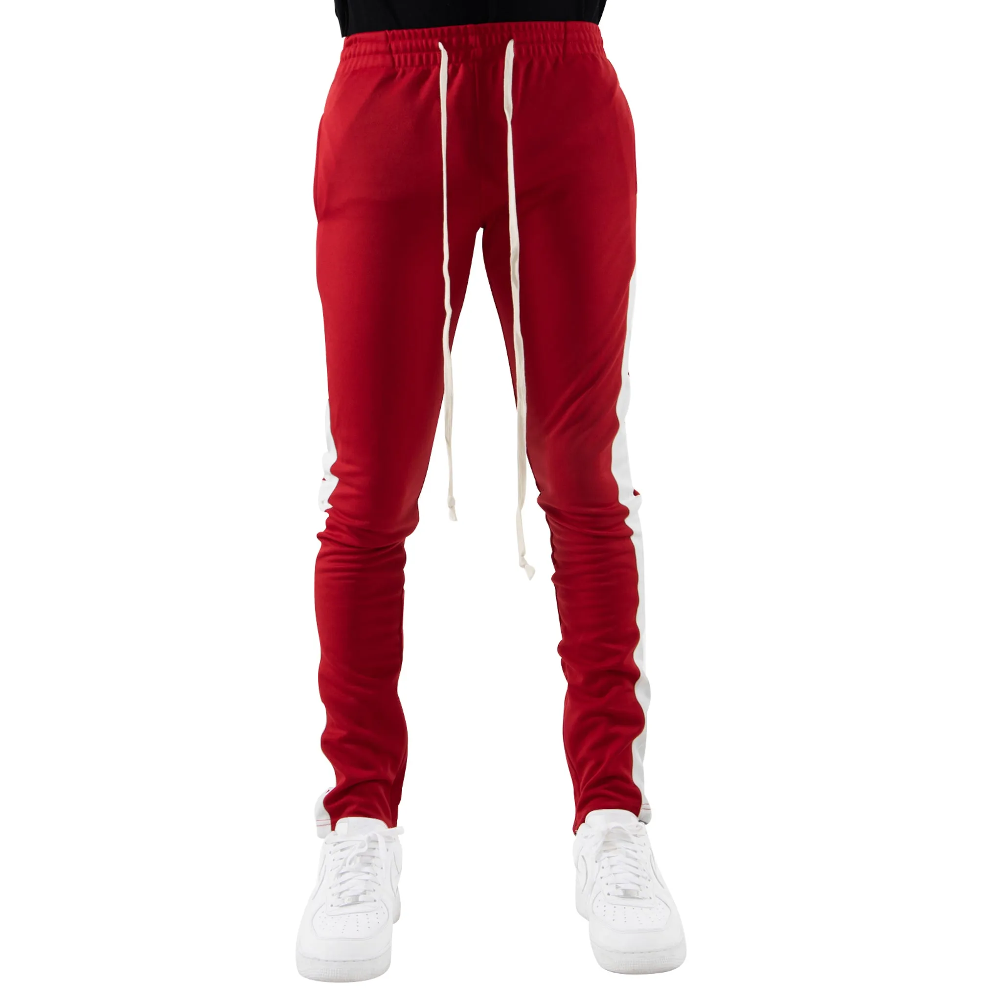 EPTM TRACK PANTS-RED/WHITE