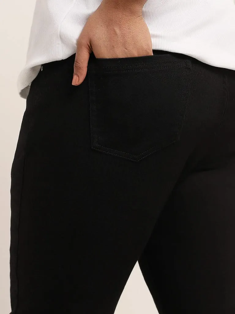 Gia Black Slim-Fit Jeans