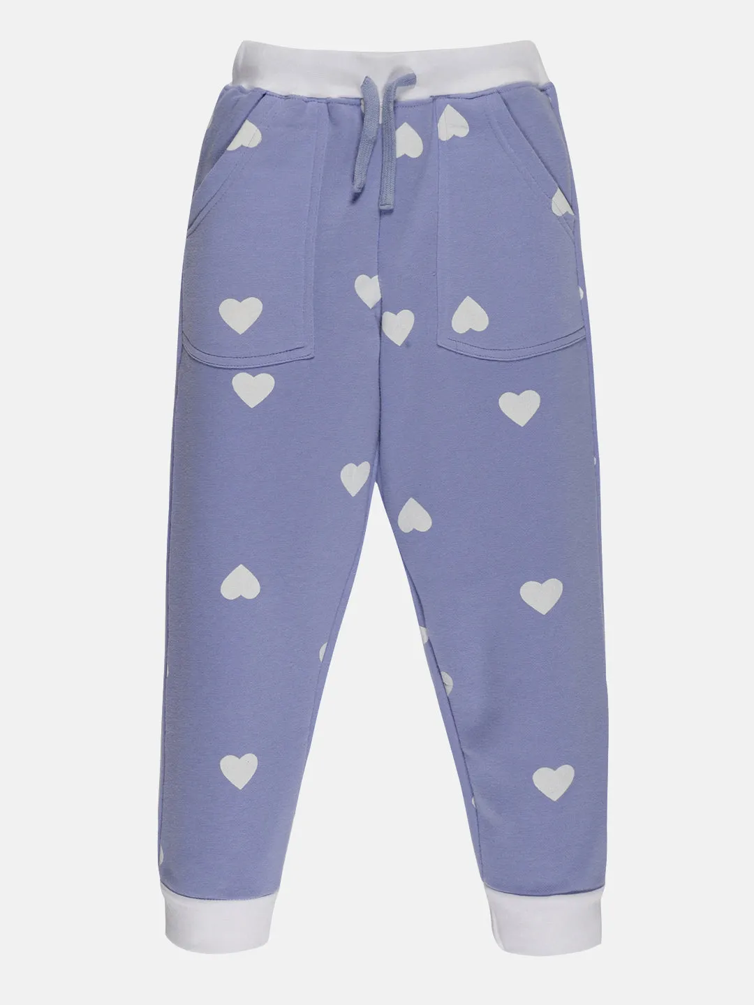 Girls Fleece AOP Track Pant