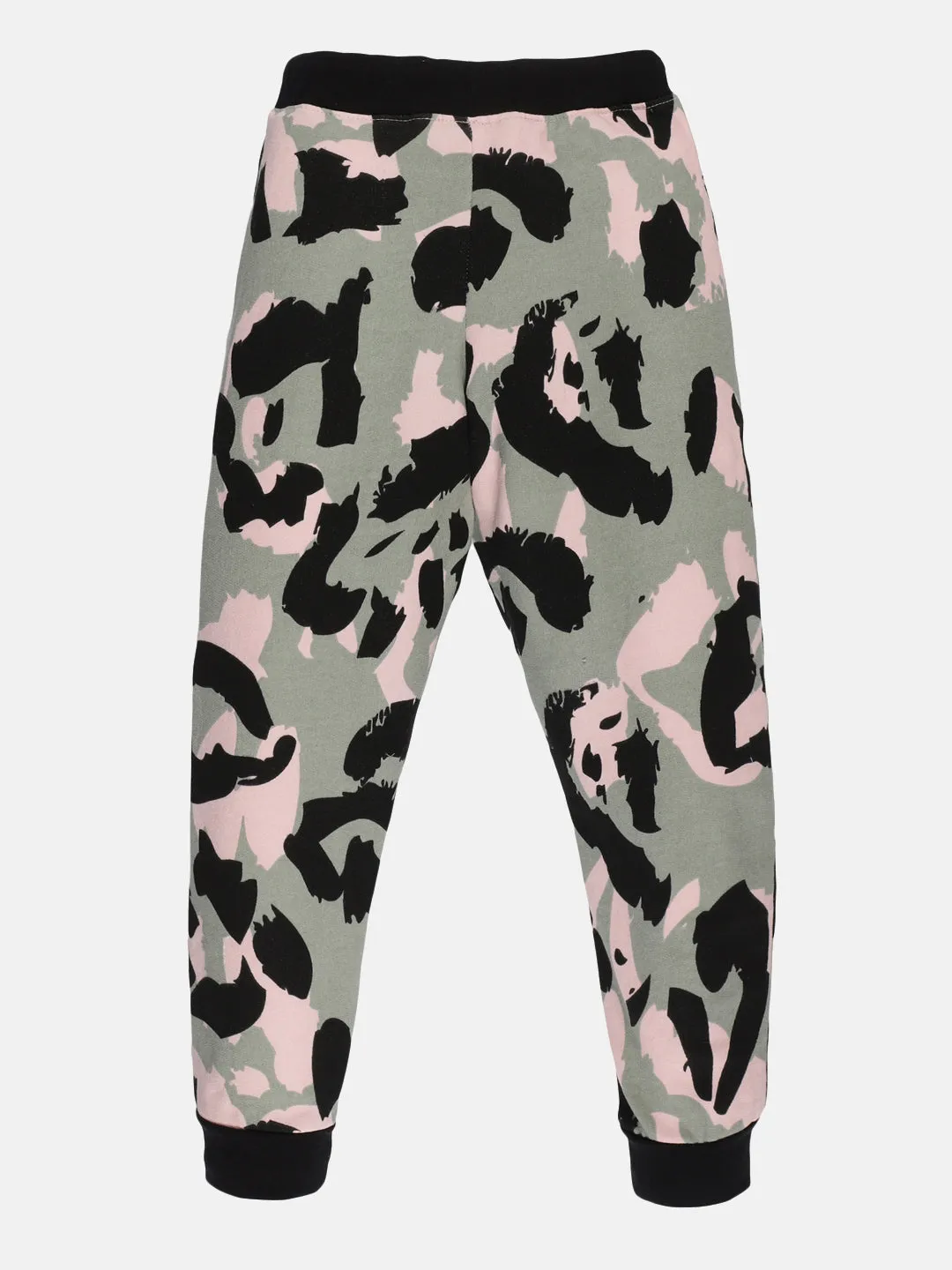 Girls Fleece AOP Track Pant