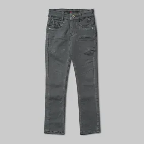 Green Slim Fit Boys Jeans