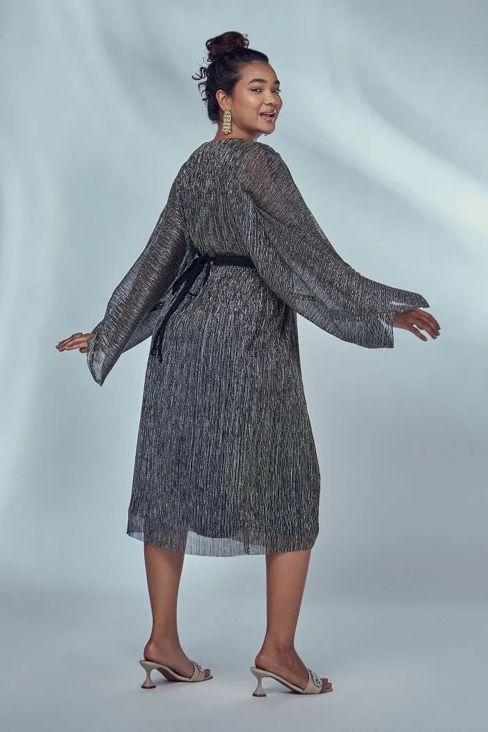 Gunmetal Kimono Dress