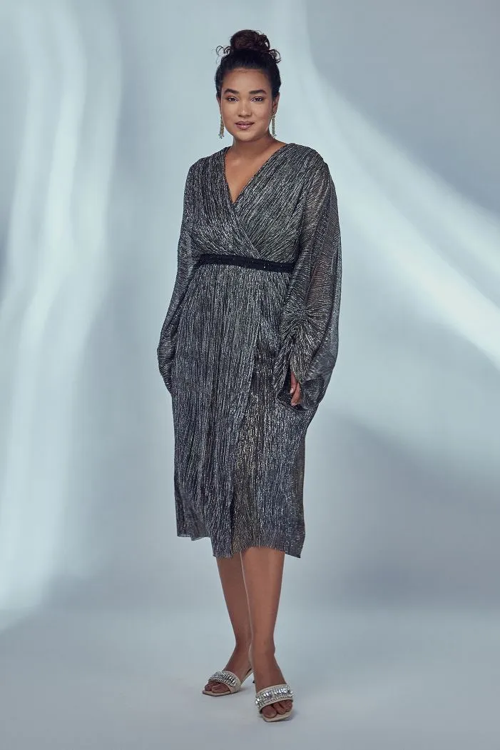 Gunmetal Kimono Dress