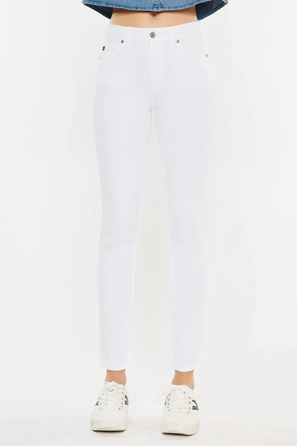 High Rise Ankle Skinny Jeans