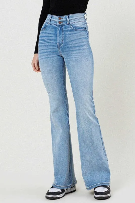 HIGH WAISTED FLARE JEAN