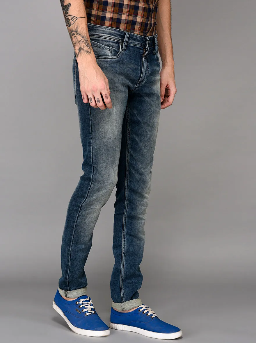 Indigo Blue Slim Fit Jeans | JadeBlue