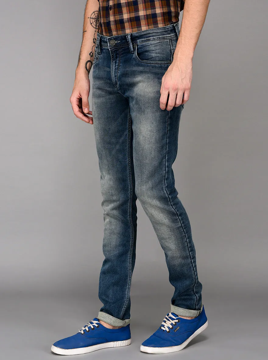 Indigo Blue Slim Fit Jeans | JadeBlue