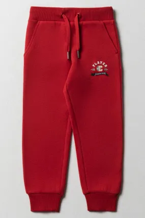 Jogger Trackpants Red