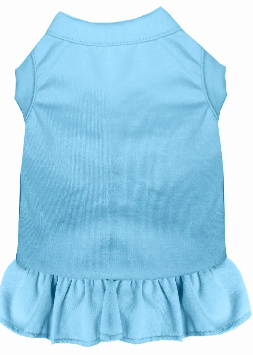 Plain Pet Dress Baby Blue Lg (14)