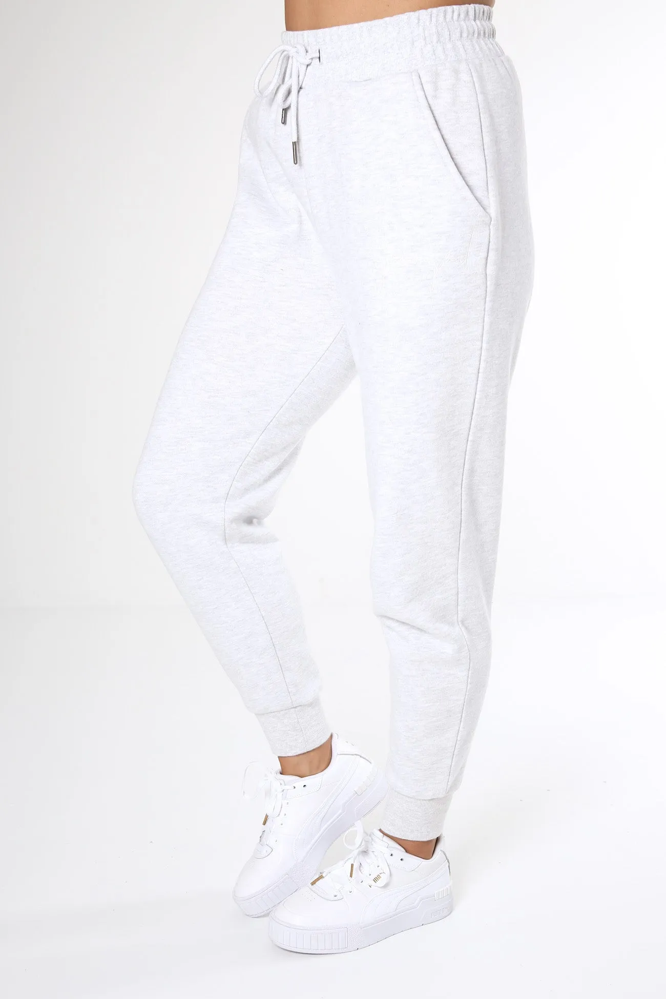 Signature Trackpant Snow Marle