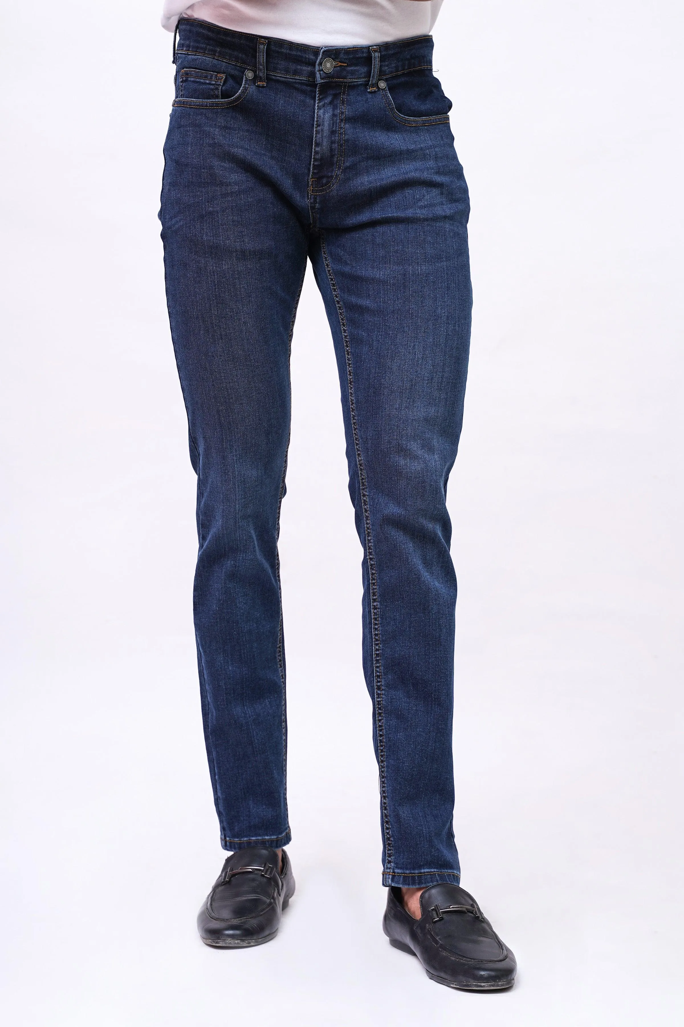 SLIM FIT BLUE TINTED JEAN