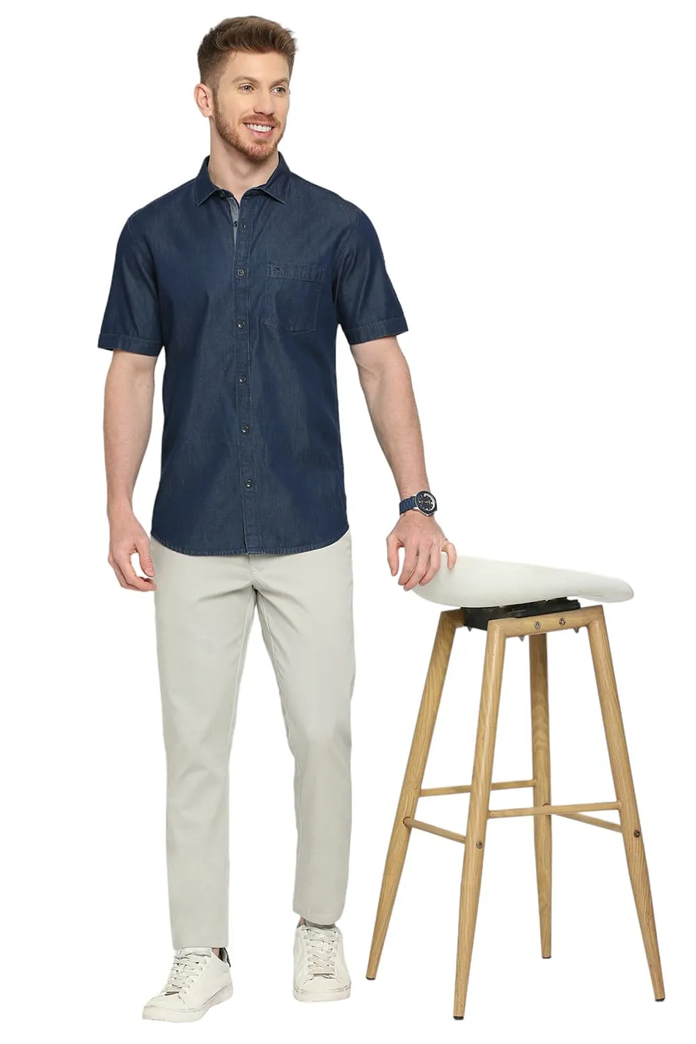 Slim Fit Cotton Shirt