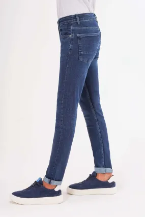 SLIM LEG JEAN DARK NAVY