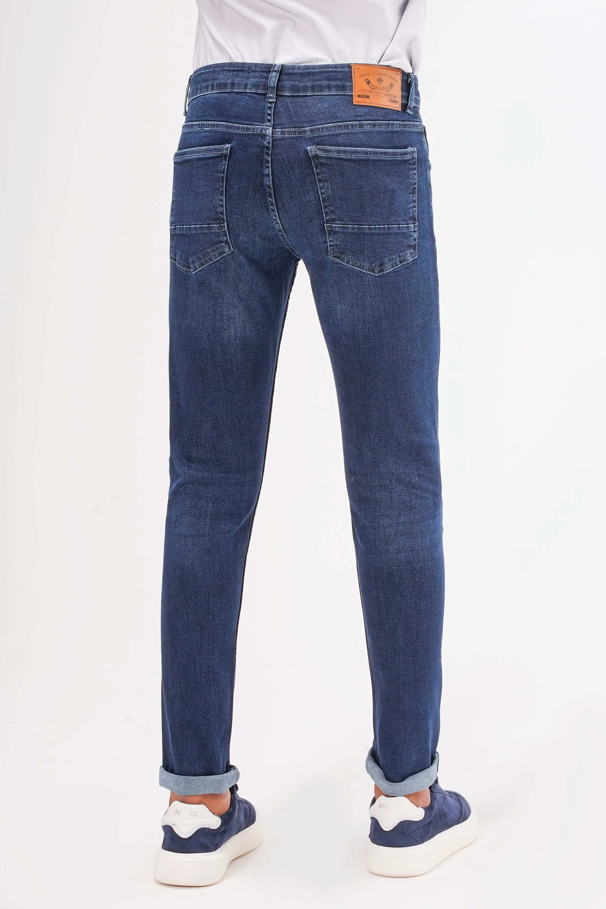 SLIM LEG JEAN DARK NAVY