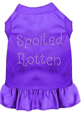 Spoiled Rotten Rhinestone Dress Purple Lg (14)