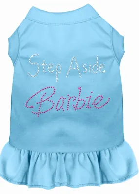 Step Aside Barbie Rhinestone Dress Baby Blue Xs (8)