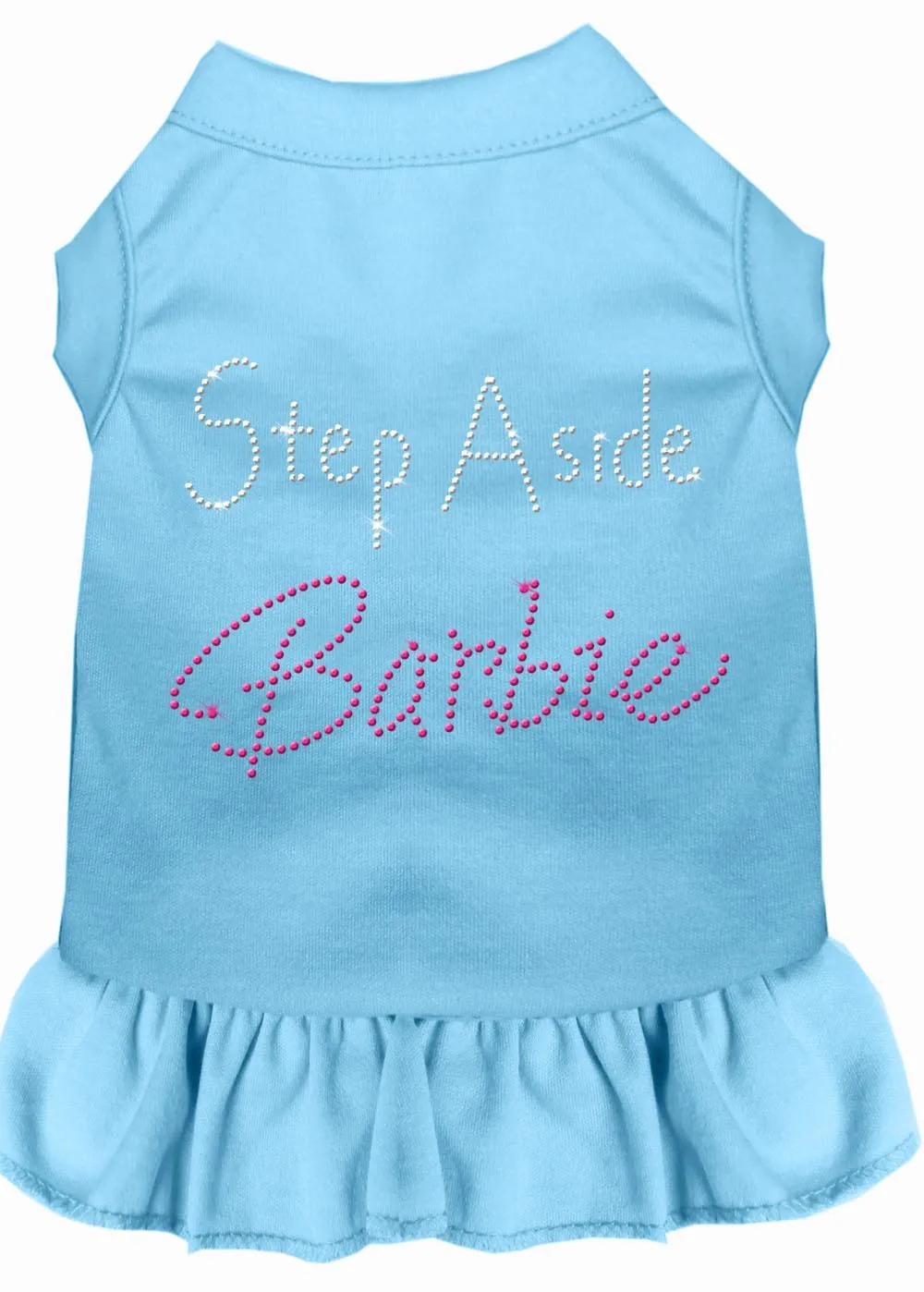 Step Aside Barbie Rhinestone Dress Baby Blue Xxxl (20)