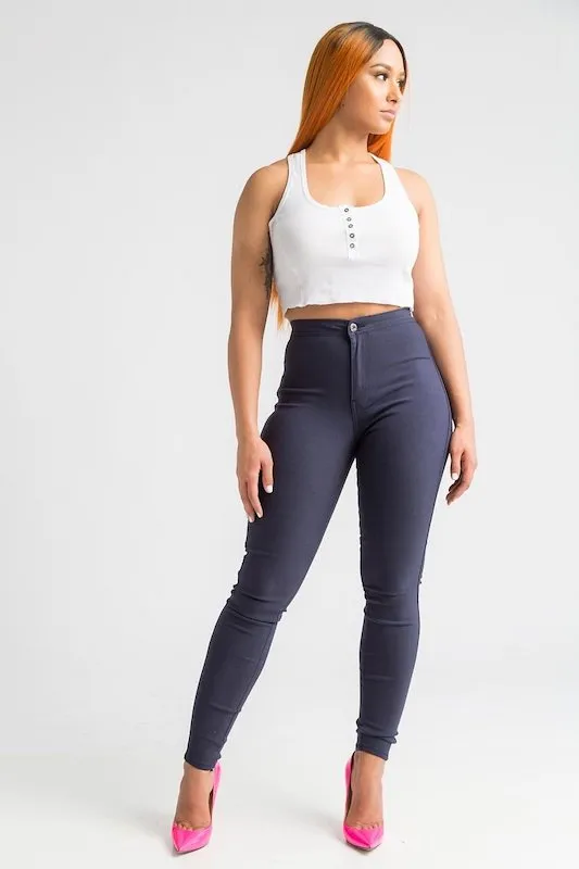 Super Stretch Classic High Waisted Pants