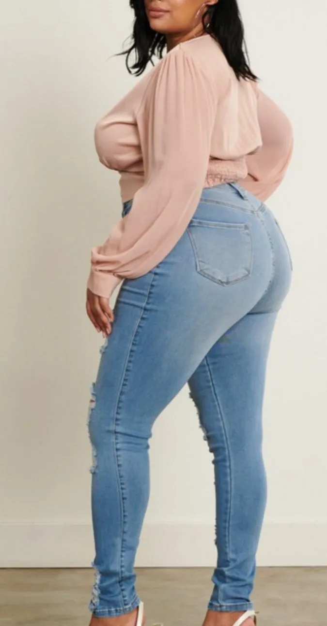 Tearing Me Apart Plus Size Jeans