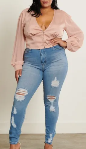 Tearing Me Apart Plus Size Jeans