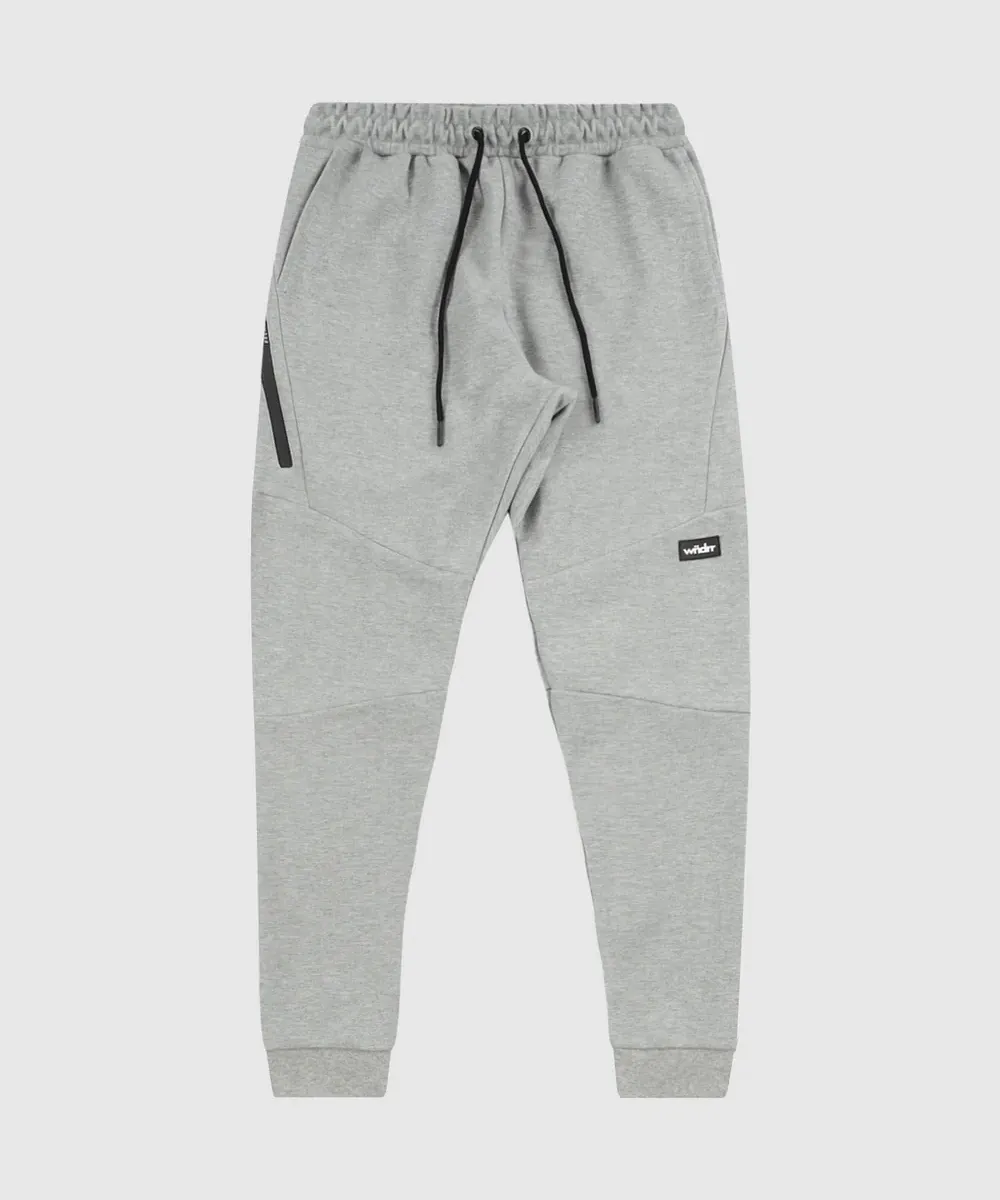 WNDRR Hoxton V2 Tech Trackpants (Grey Marle)